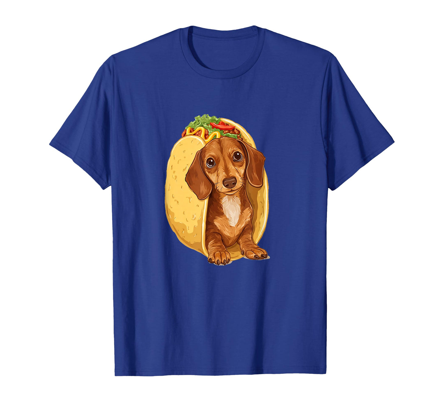 Cute Adorable Dachshund Weiner Dog Taco T-Shirt