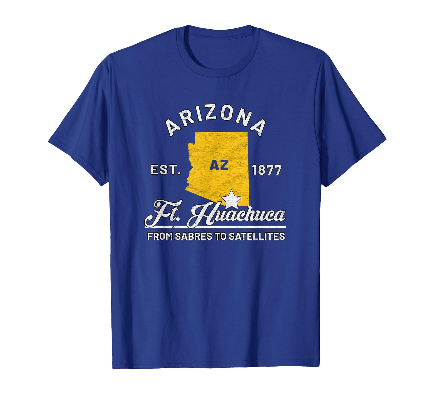 Fort Huachuca Arizona Az Vintage From Sabres To Satellites T-Shirt