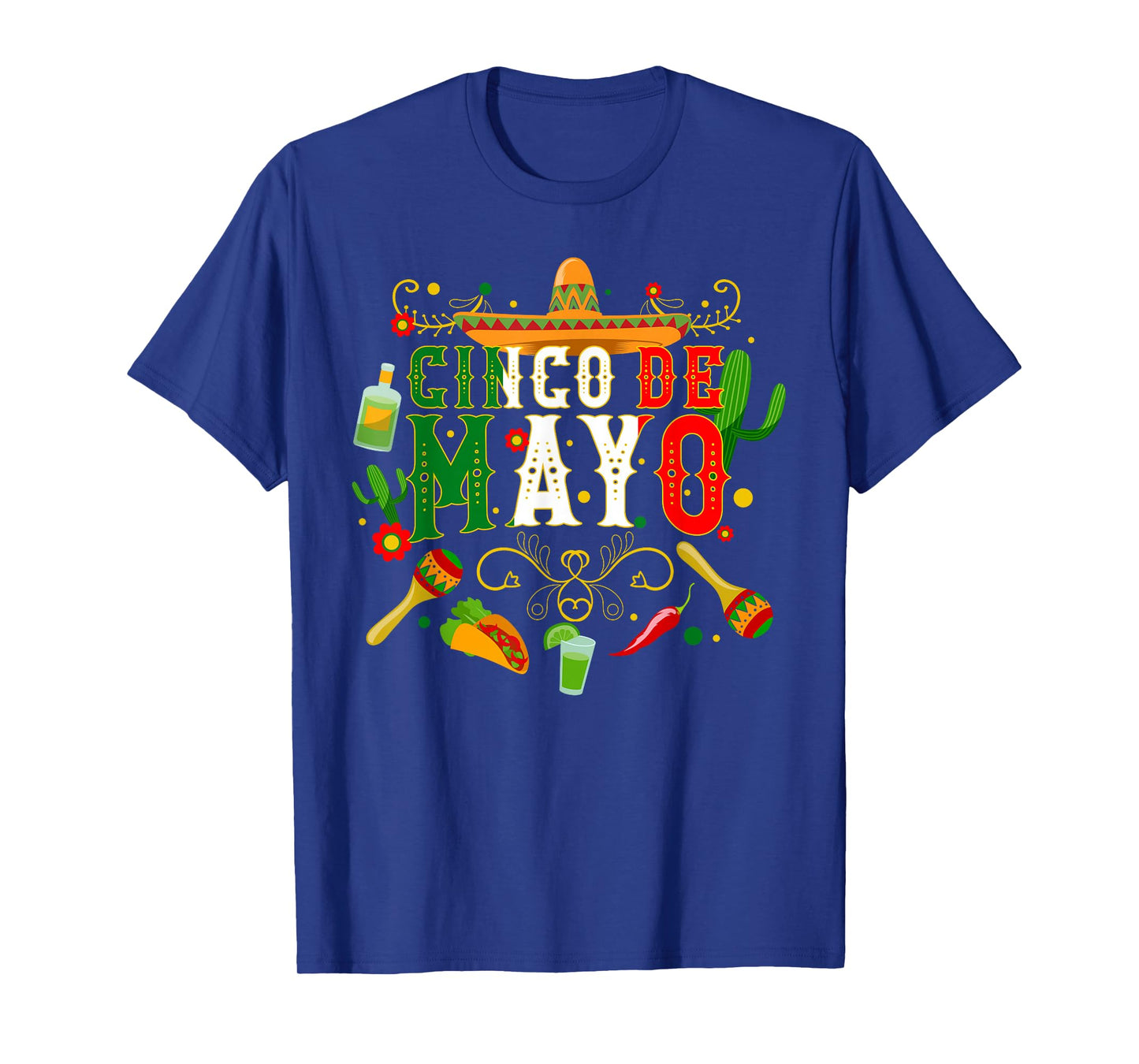 Fiesta Cinco De Mayo T Shirts Men Women Tshirt Taco T-shirt T-Shirt