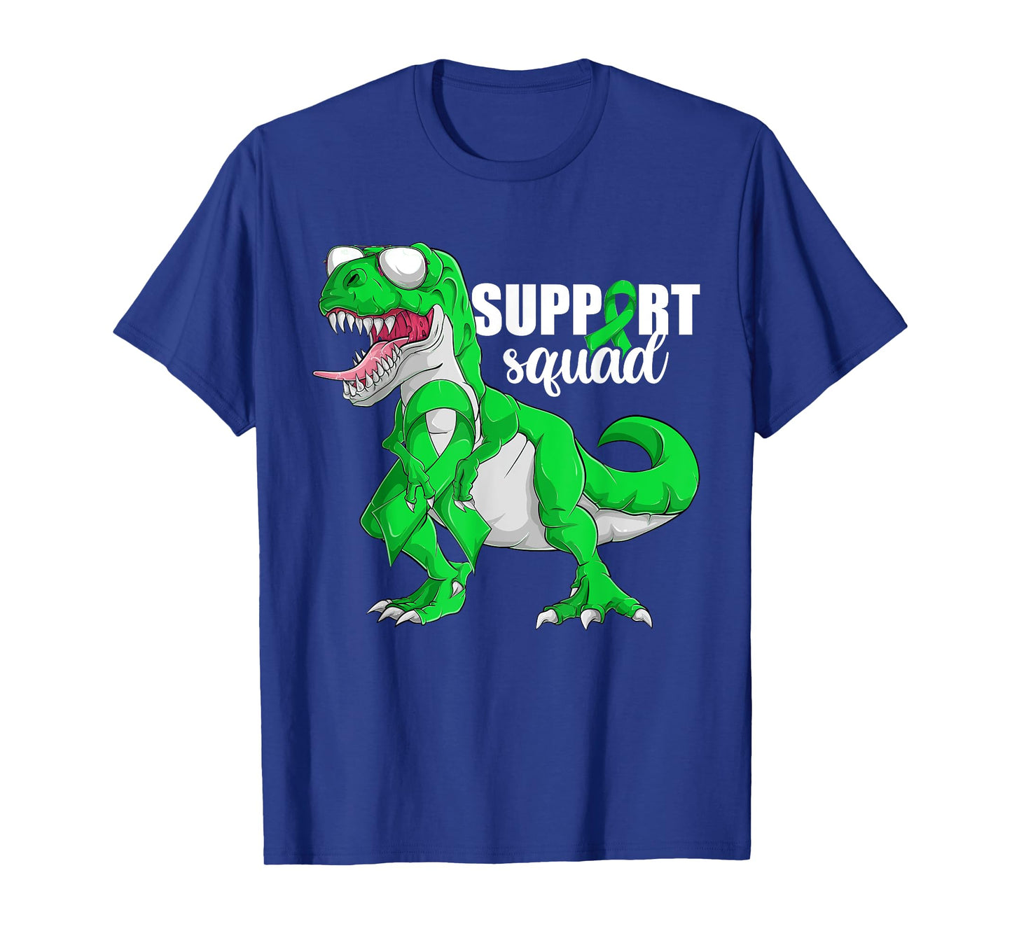 Trex Lymphoma Cancer Shirt, Boy Support Squad Green Dinosaur T-Shirt