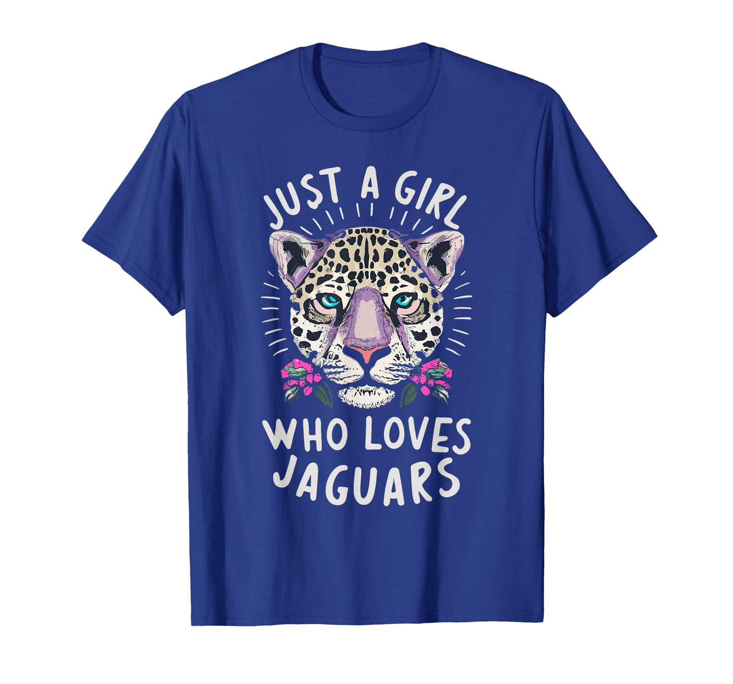 Just A Girl Who Loves Jaguars Big Cat Lover Print Graphic T-Shirt