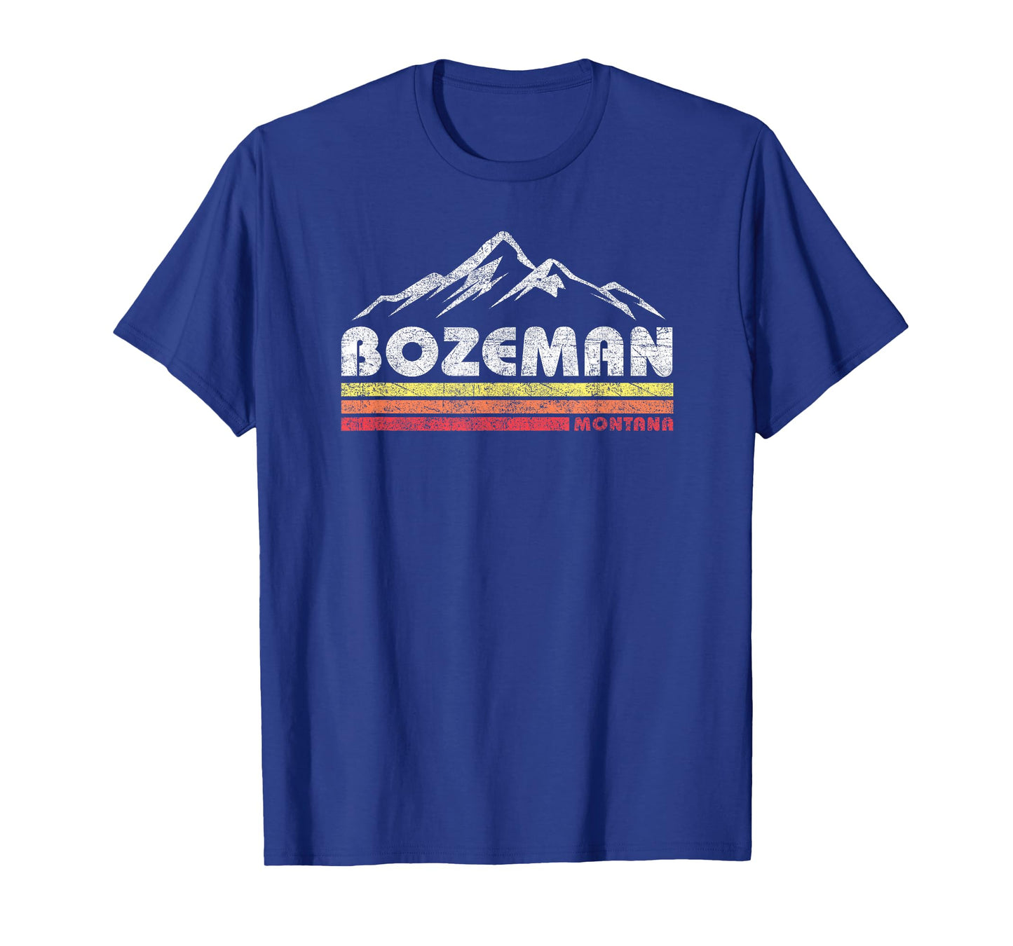 Vintage Bozeman Montana Retro Mountain Mens Womens Souvenir T-Shirt