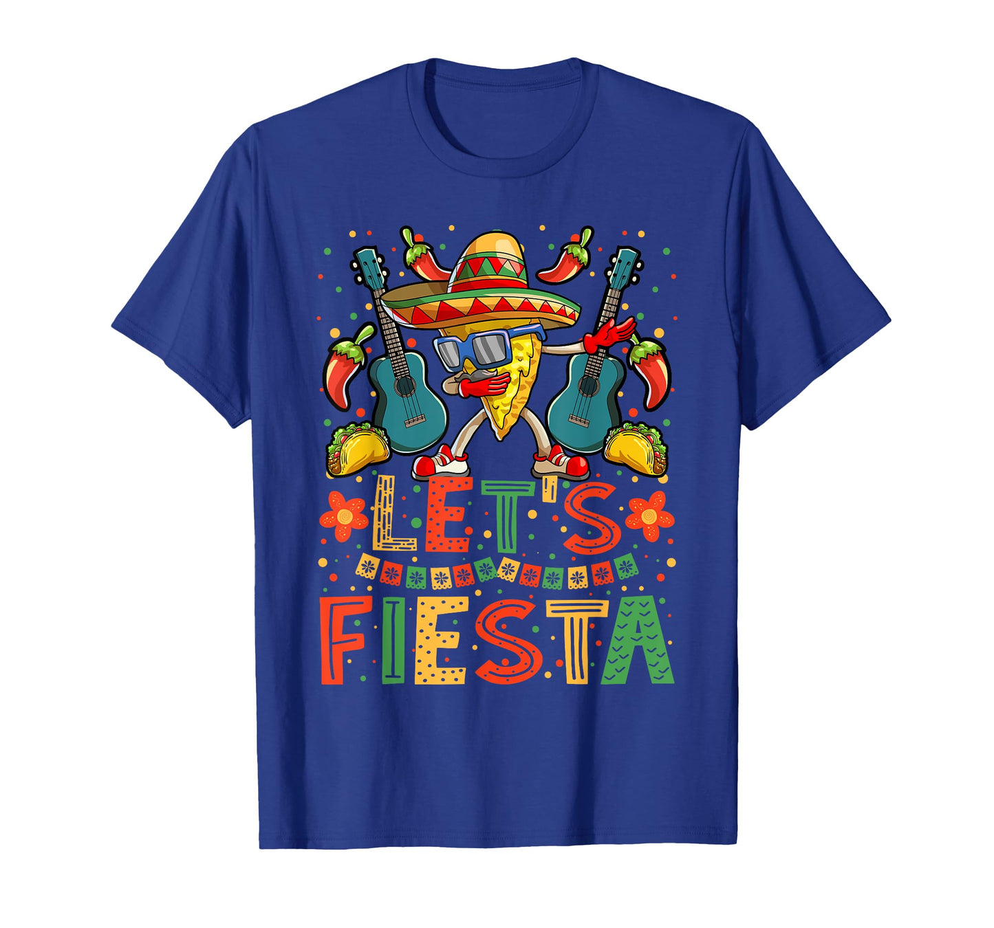 Dabbing Nacho Cinco de Mayo Shirt Women Men Lets Fiesta T-Shirt
