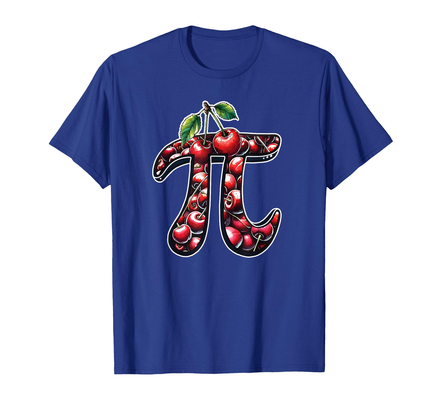 Funny Cherry Pi Symbol Pun Math Teacher Pi Day T-Shirt