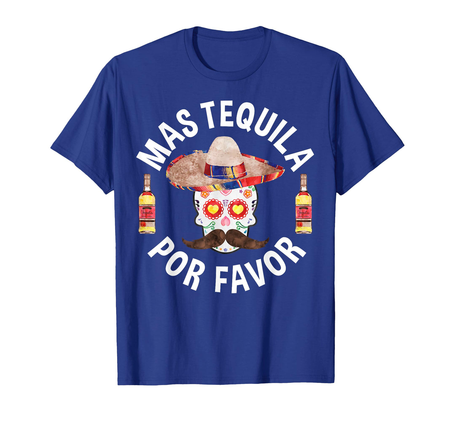 Mas Tequila Por Favor Shirt Men Women Cinco De Mayo T-Shirt