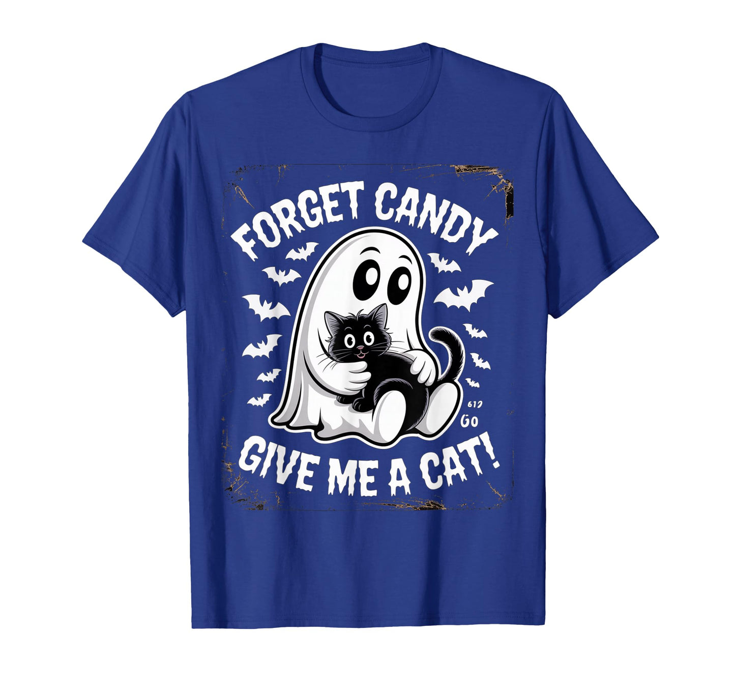 Halloween Forget Candy Give Me Cat Costume Women Men Kids T-Shirt