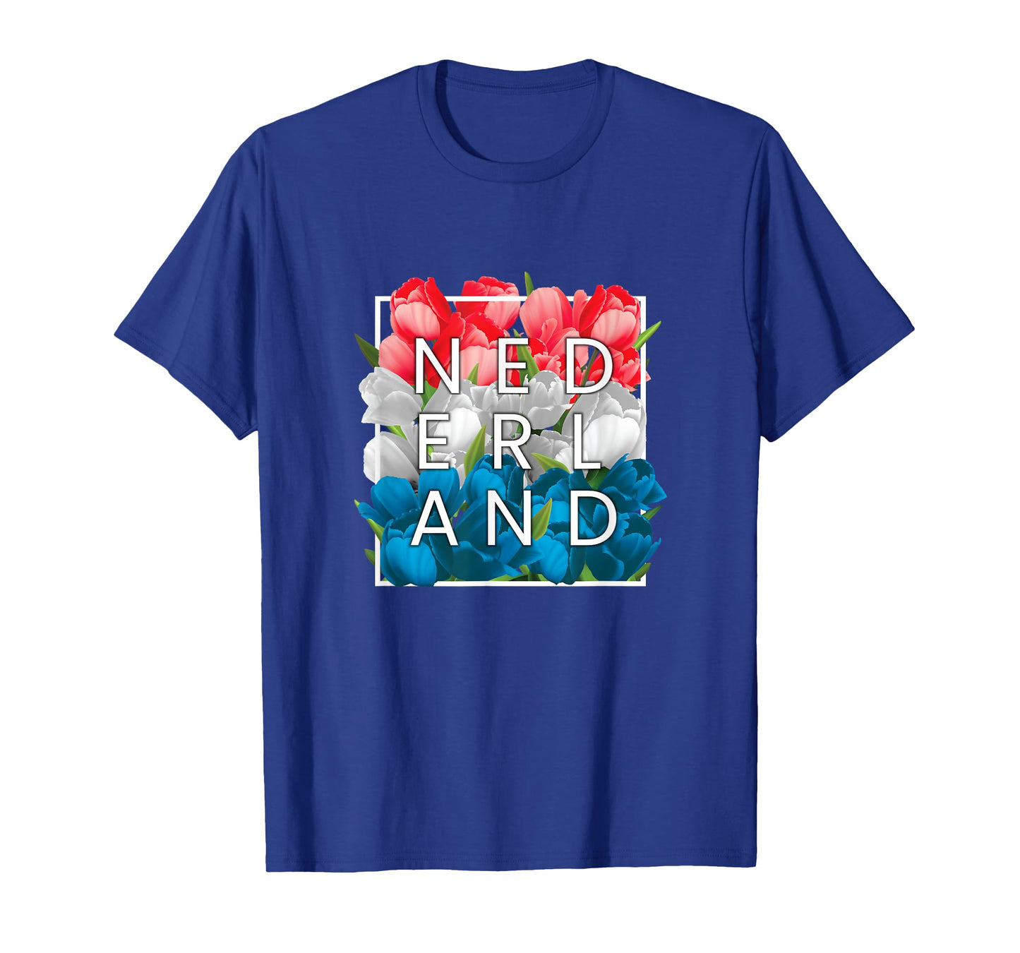 Flowers of Nederland Word Art - The Netherlands Dutch Pride T-Shirt
