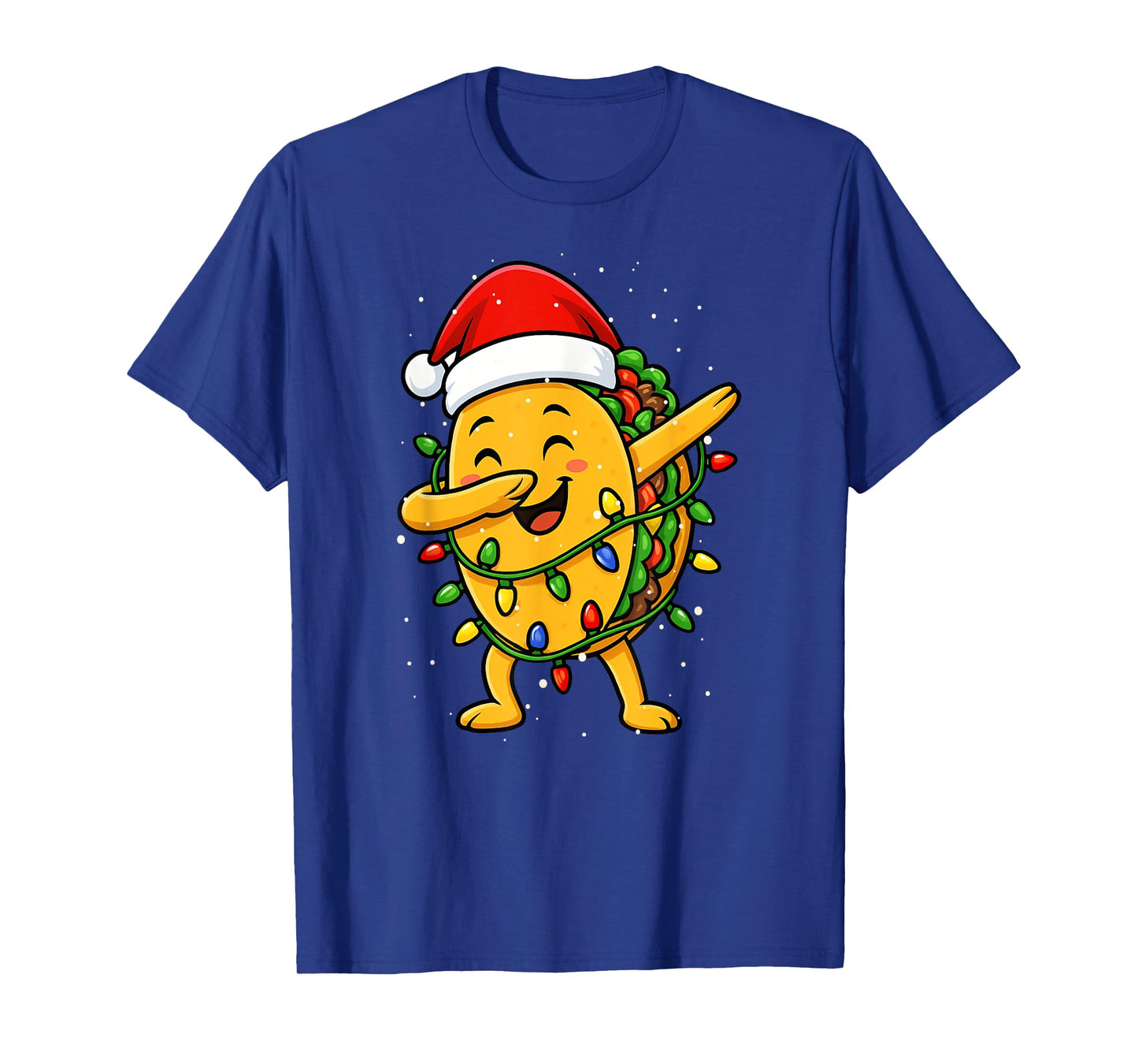 Funny Tacos Dabbing Christmas Cinco De Mayo Xmas Holidays T-Shirt