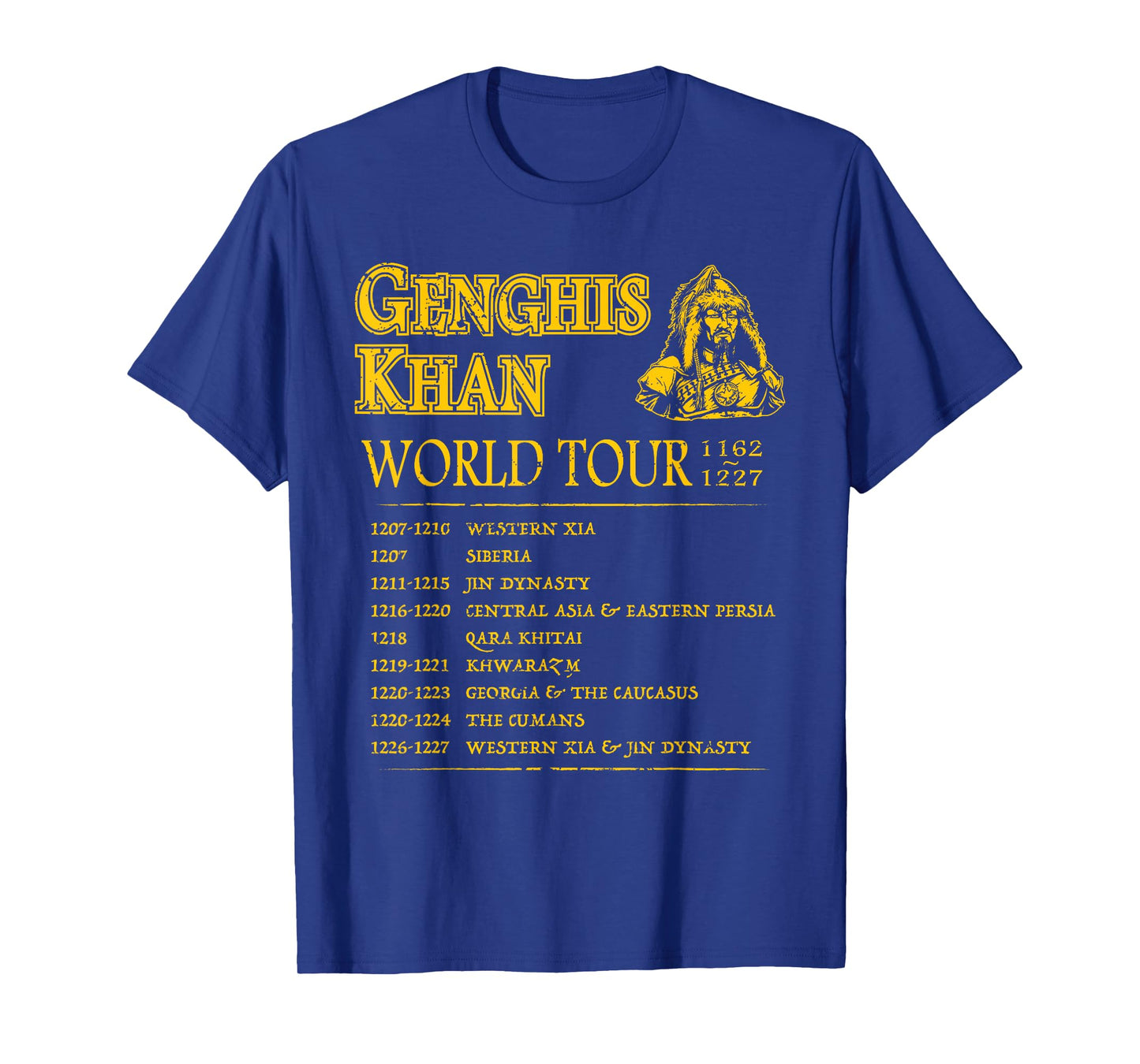 World Tour: Genghis Khan - Historic Mongolian Empire T-Shirt