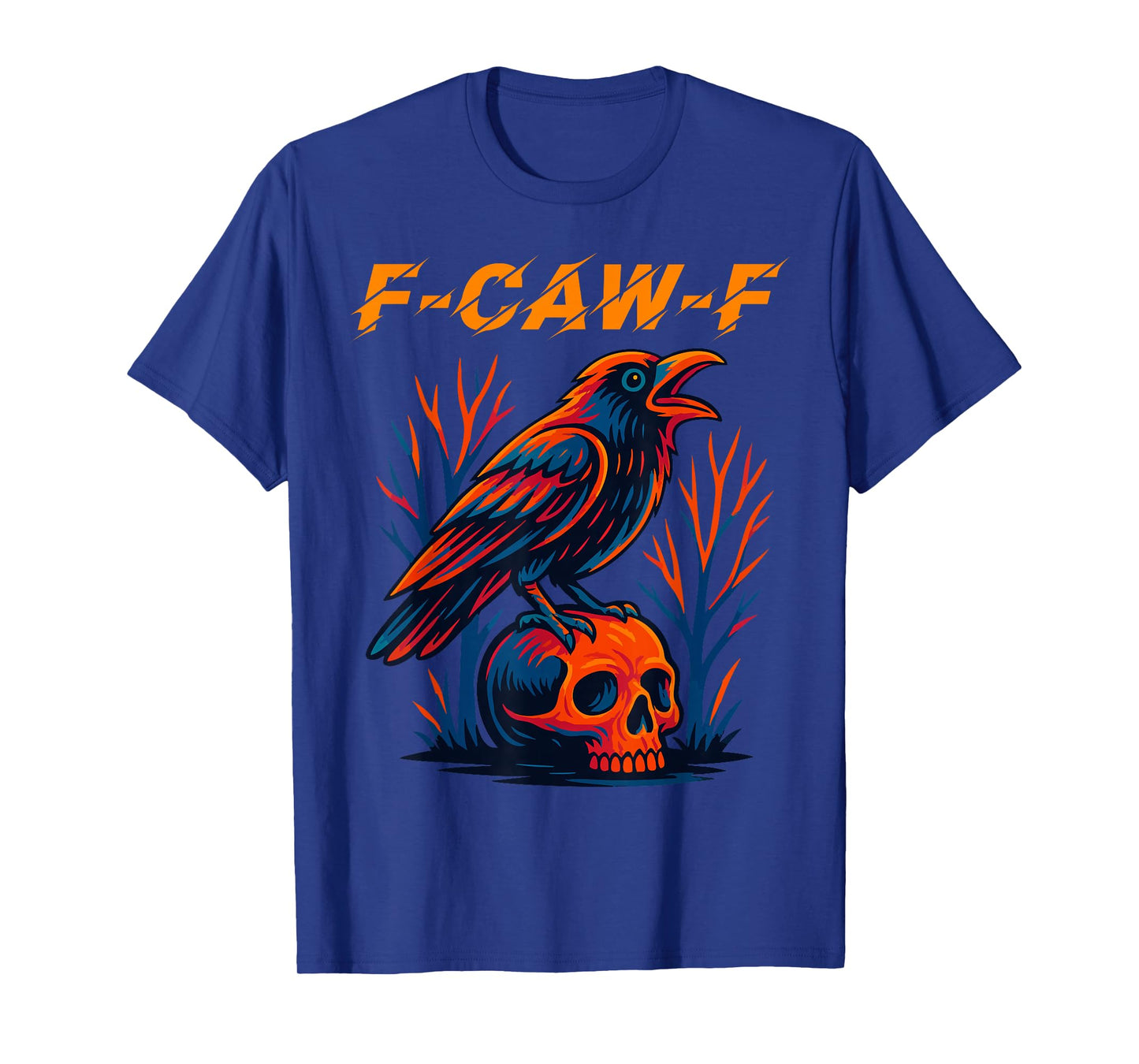 F-Caw-F Crow Pun Funny Black Bird Saying Meme Humor T-Shirt