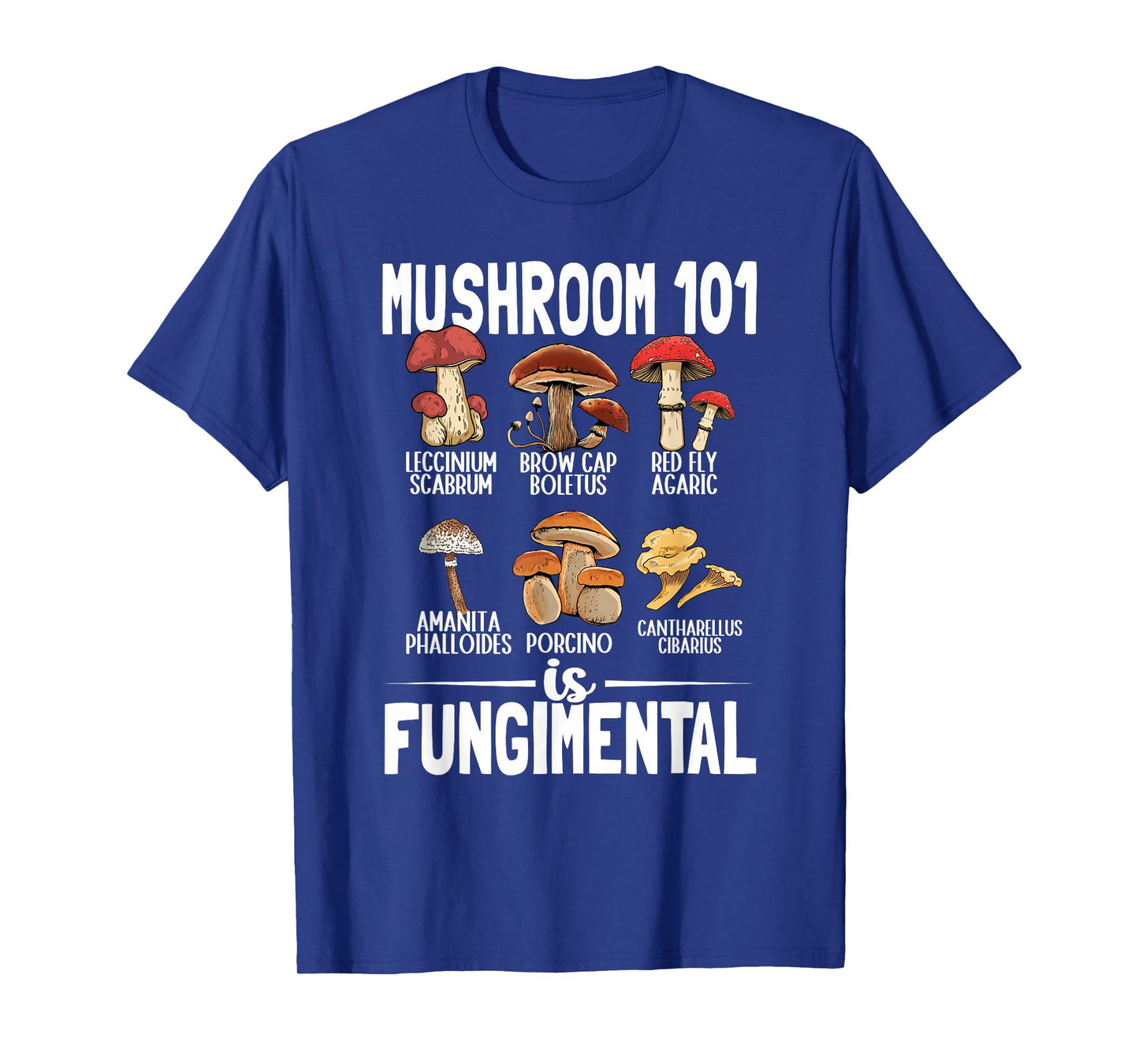 Funny Mushroom 101 is Fungimental Mycologist Mushrooms T-Shirt