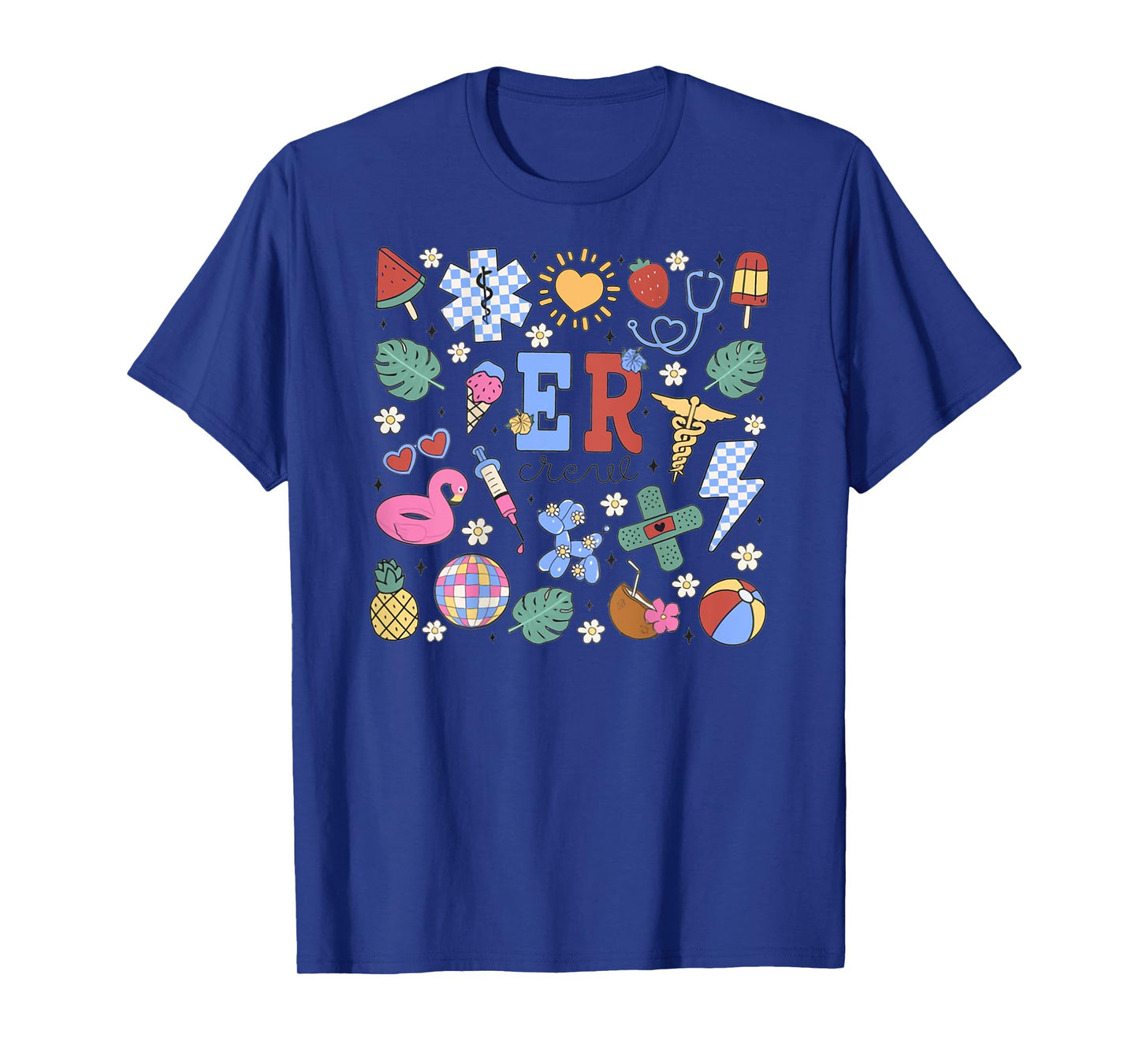 ER Summer Emergency Department Work Emergency Nurse EMT T-Shirt