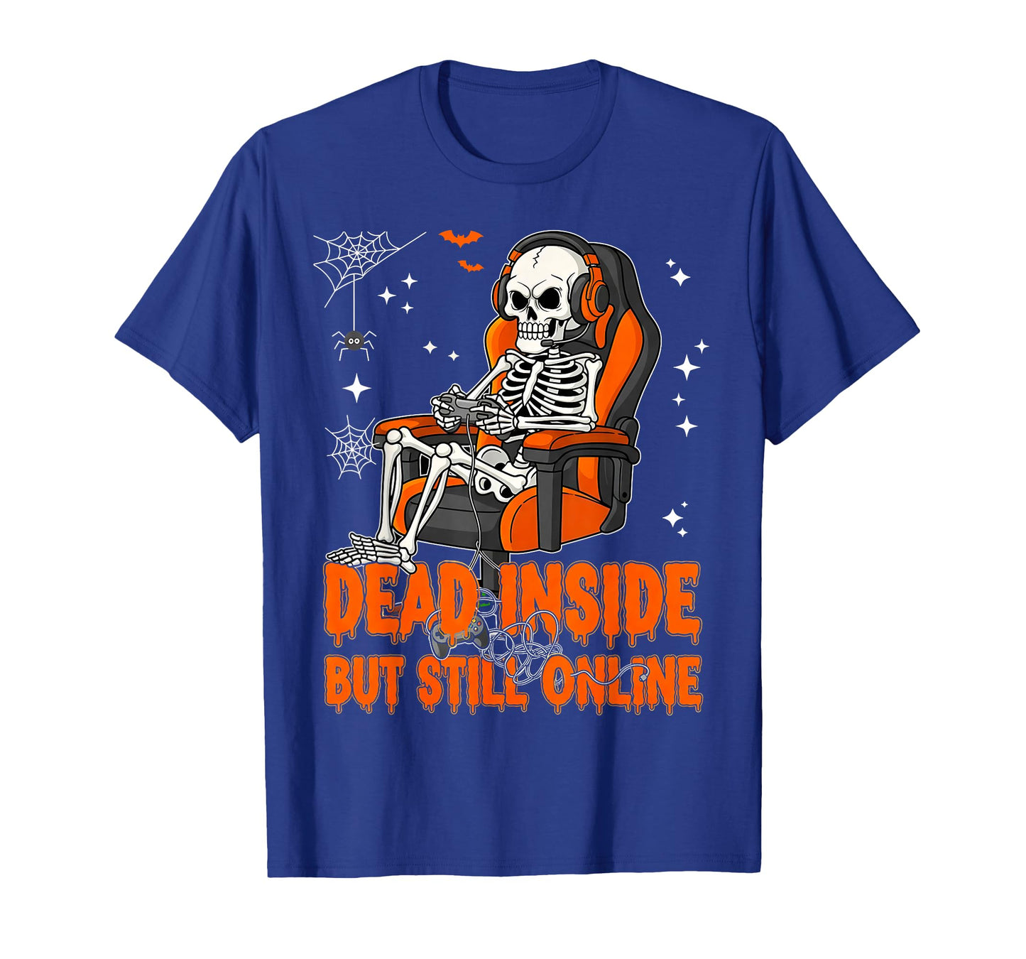 Skeleton Gamer Halloween Costume Video Gaming Funny Boys T-Shirt