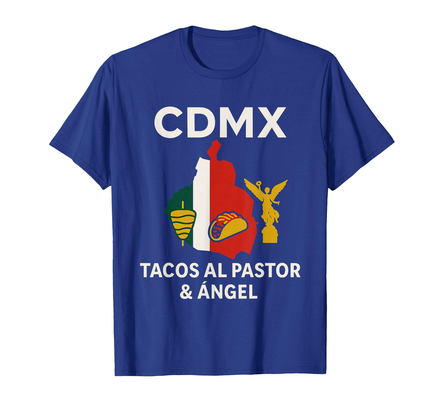 CDMX Tacos Al Pastor and Angel Mexico City Pride T-Shirt