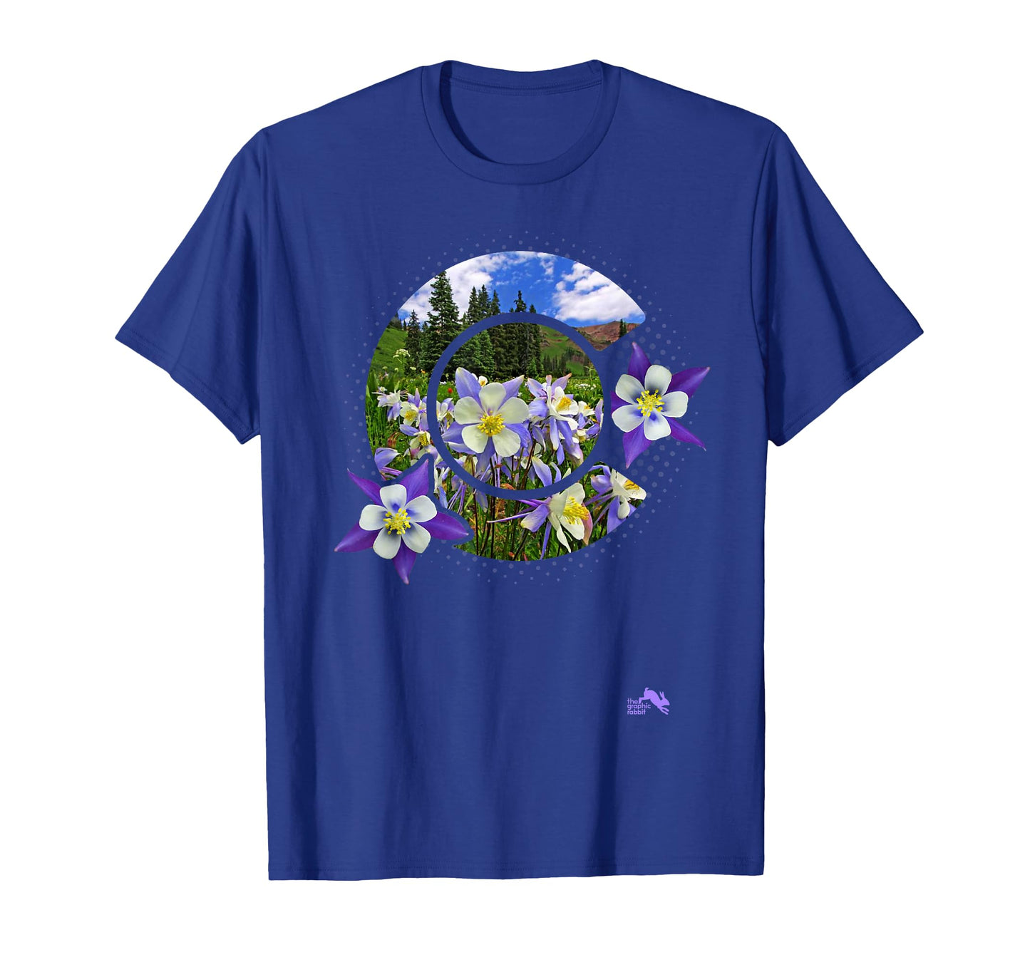 Colorado Columbine Flower - Rocky Mountain Wildflower T-Shirt