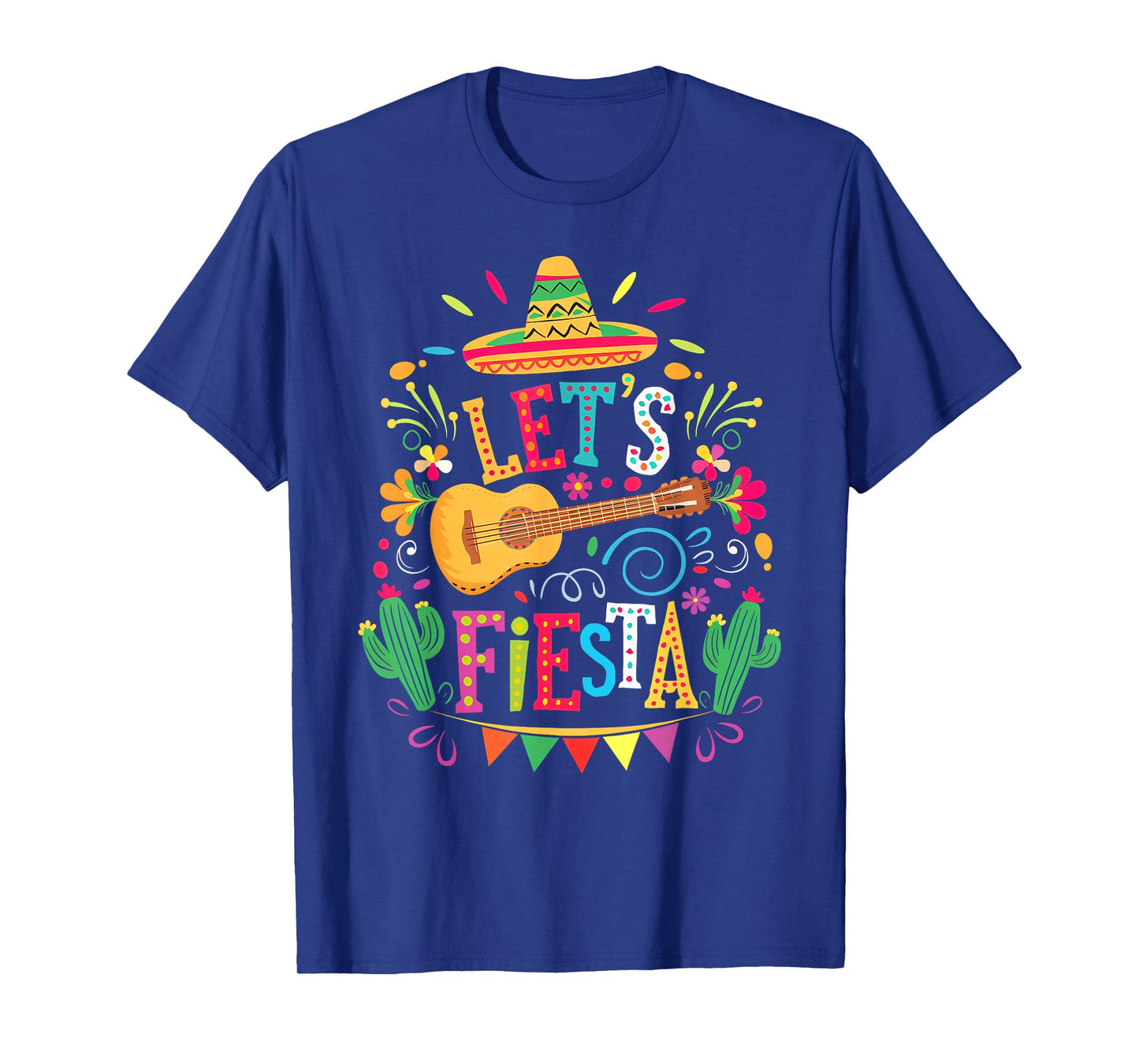 Lets Fiesta Mexican Family Fiesta Squad Cinco De Mayo Kid T-Shirt