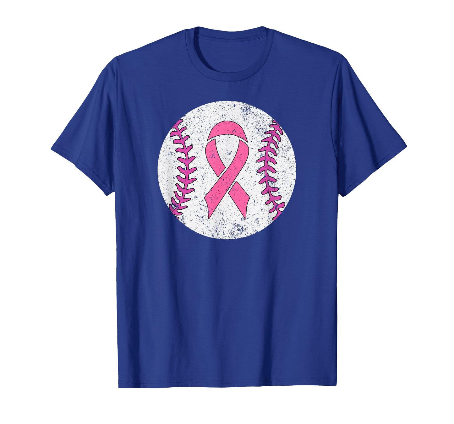 Baseball Player Pink Ribbon Breast Cancer Awareness Costume T-Shirt