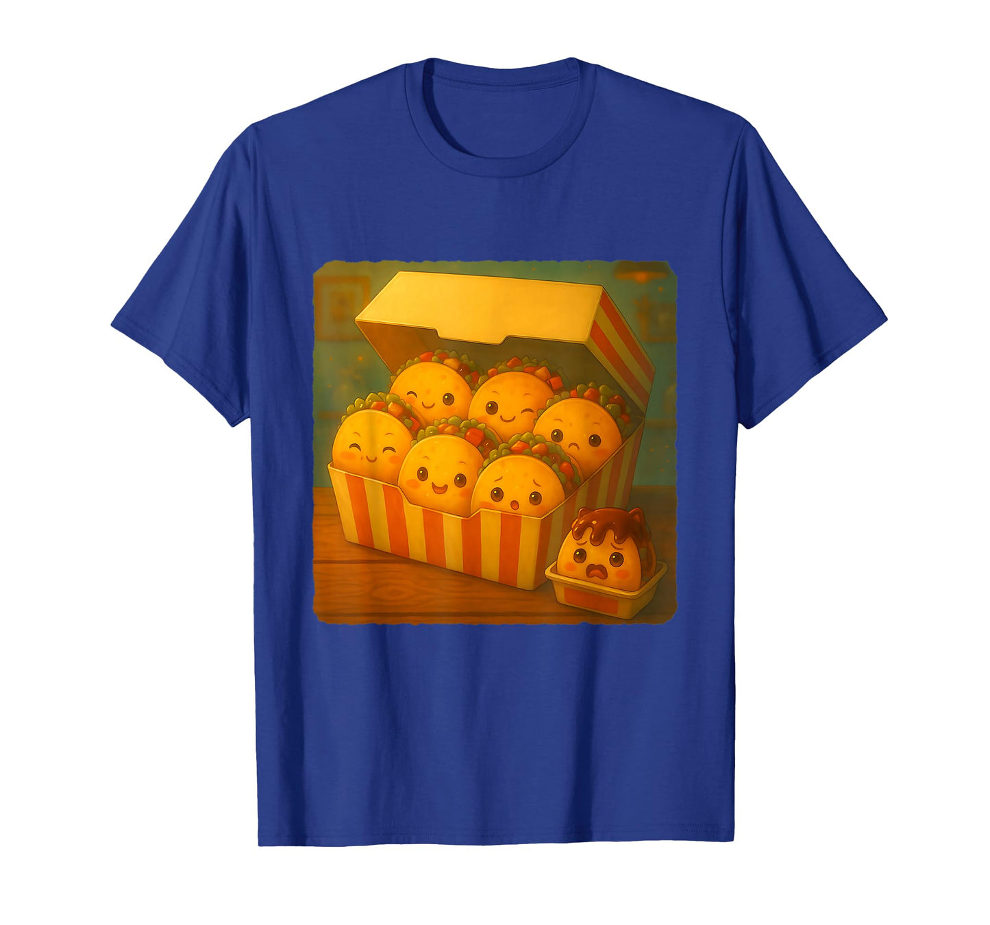 Taco Chicken Nuggets Cute Kawaii Funny Fast Food T-Shirt
