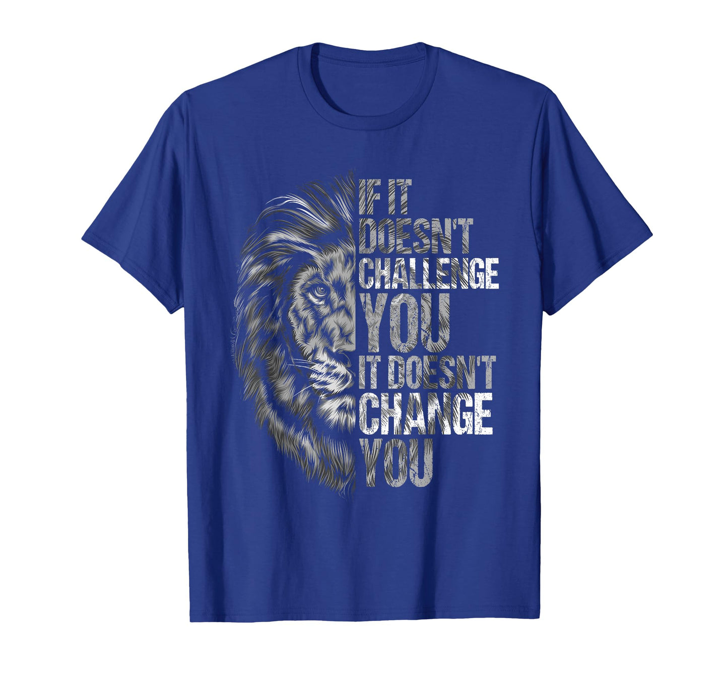 Motivational Training and Fitness Quotes Lion Mindset T-Shirt