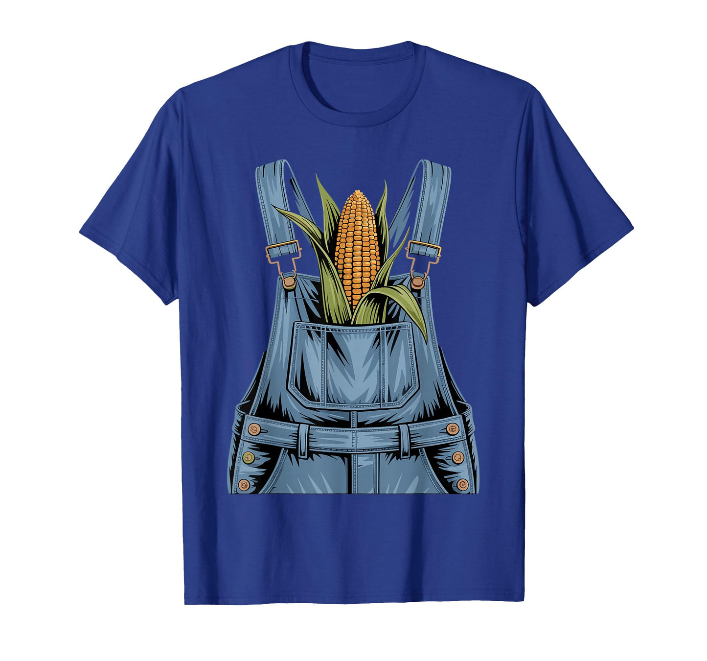 Halloween Overalls Corn Farm Costume Farmer Kids Men Women T-Shirt