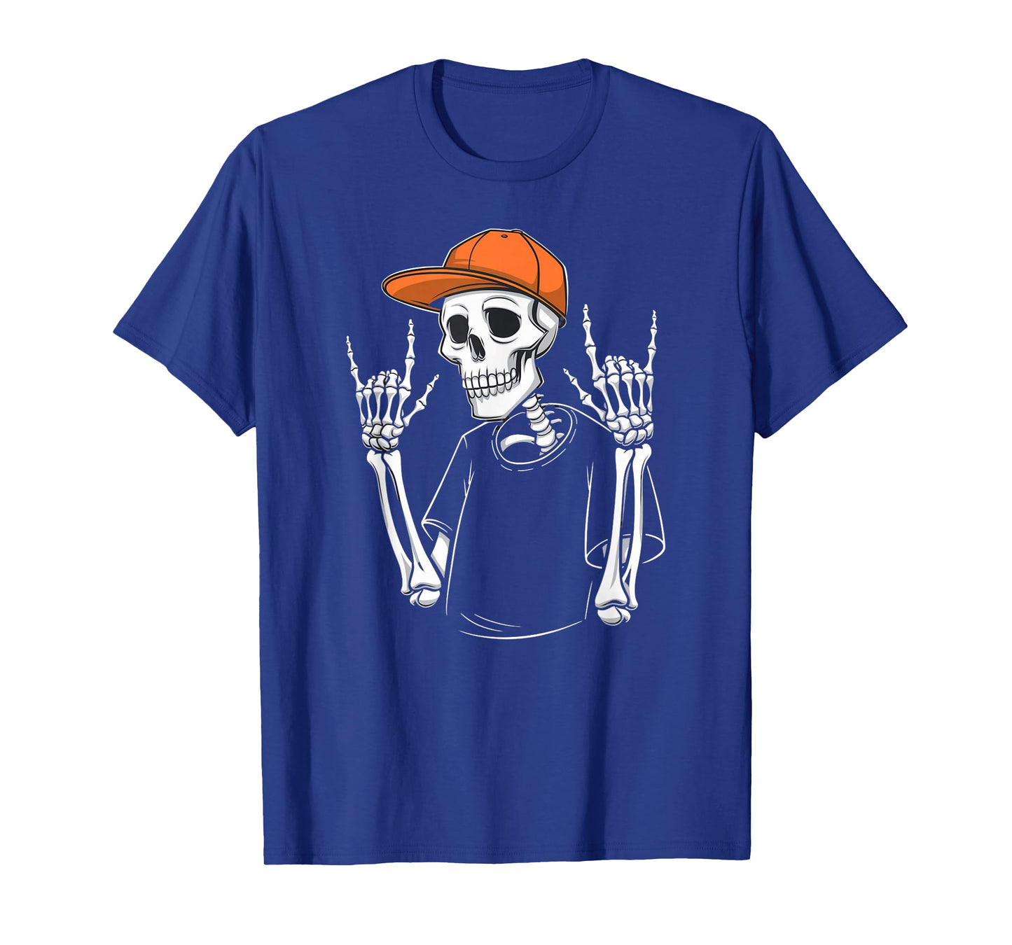 Skeleton Hand Funny Humor Halloween Spooky Vibes Fan T-Shirt