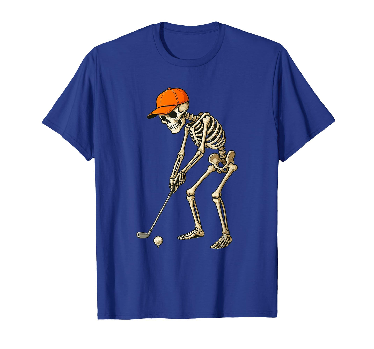 Funny Skeleton Golf Halloween Costume Tee for Golfer T-Shirt
