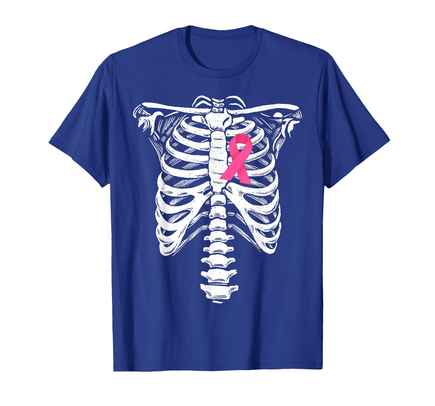 Breast Cancer Awareness Skeleton Wear Pink Ribbon Skeleton T-Shirt