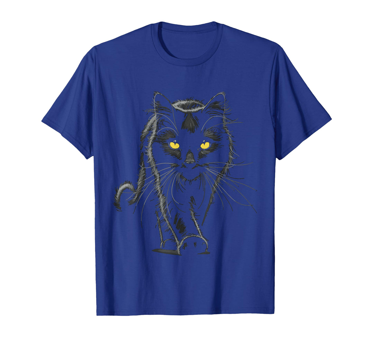 Black Cat Yellow Eyes Cats T-Shirt