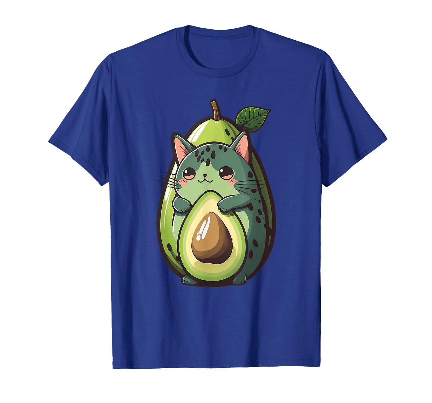 Anime Avocato Funny Cat Avocado Lover Avogato Vegans Kawaii T-Shirt