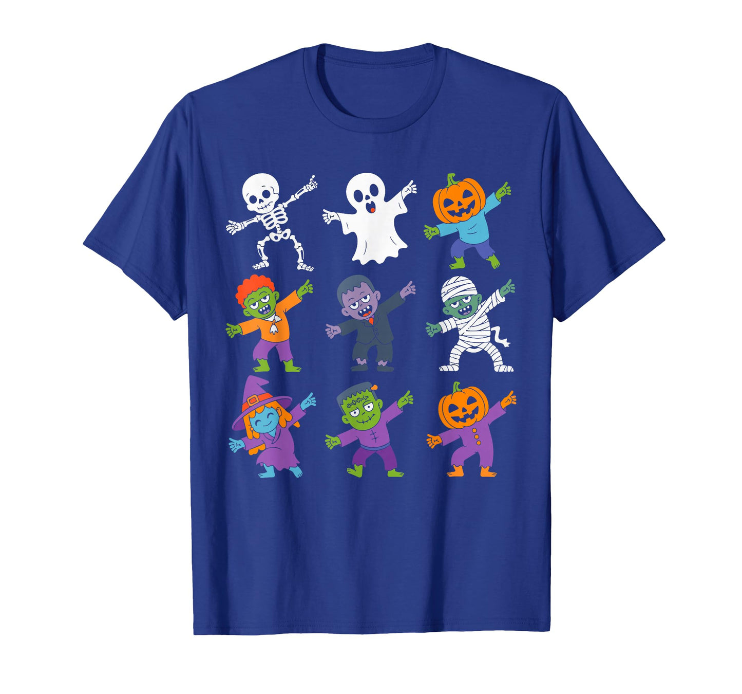 Halloween Dance Skeleton Ghost Pumpkin Costume Boys Girls T-Shirt