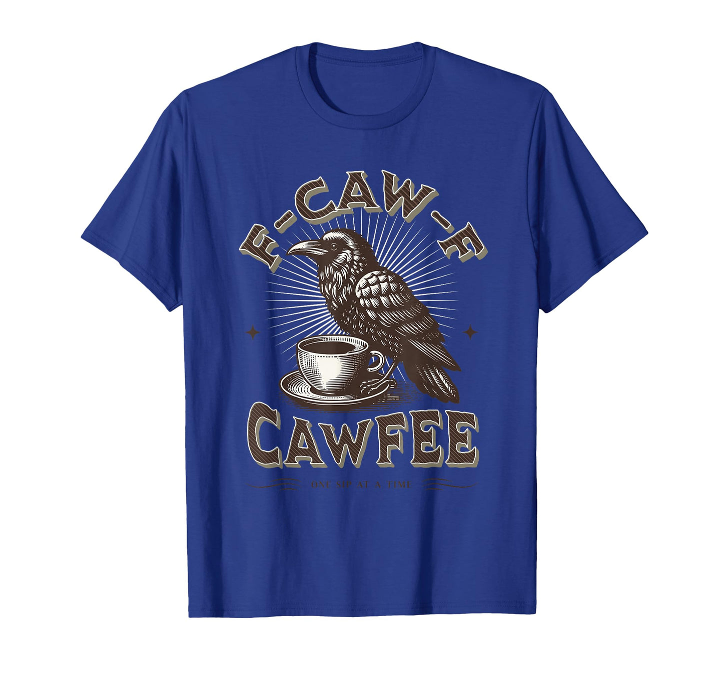 Black Crow, F-Caw-F Funny Black Bird Cawfee Coffee T-Shirt