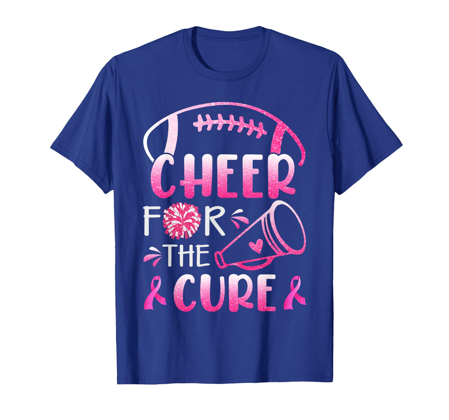 Breast Cancer Awareness Cheer For The Cure T-Shirt