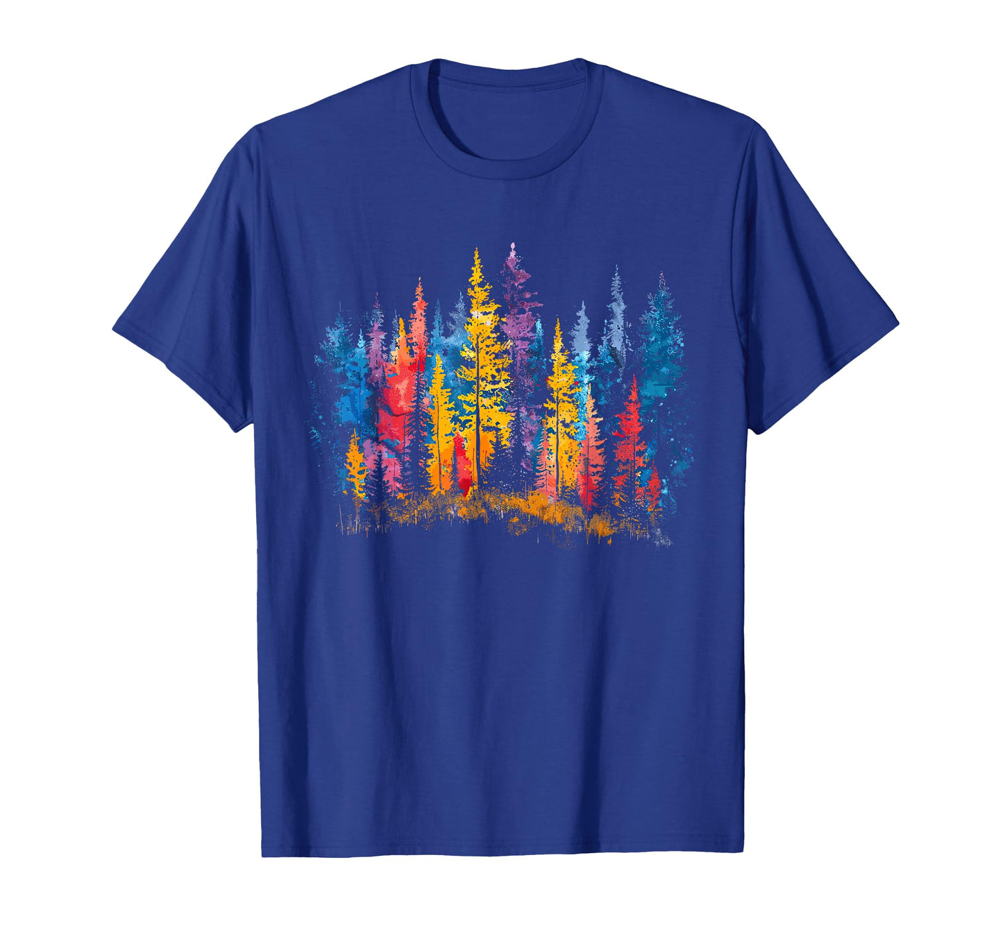 Colorful Forest, Trees and Leaves, Natur Lover, Men, Women, T-Shirt