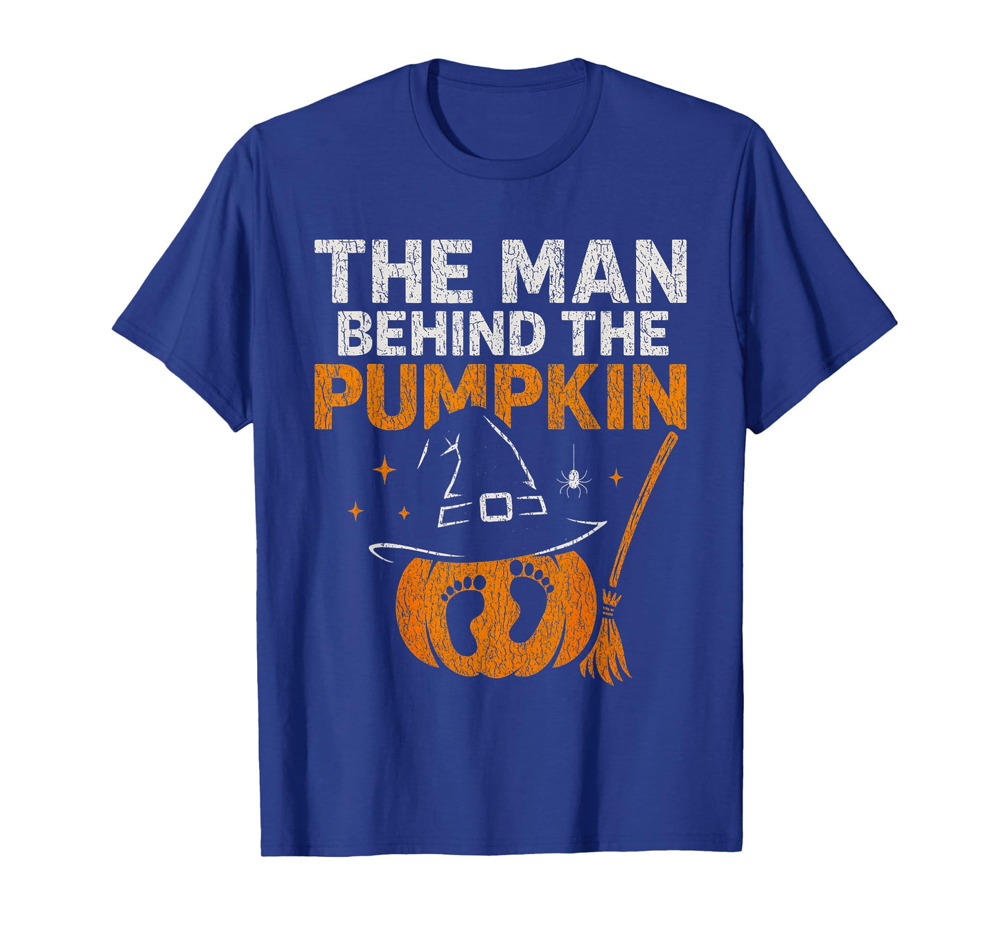 Pregnancy Announcement Dad Pumpkin Halloween Costume Funny T-Shirt