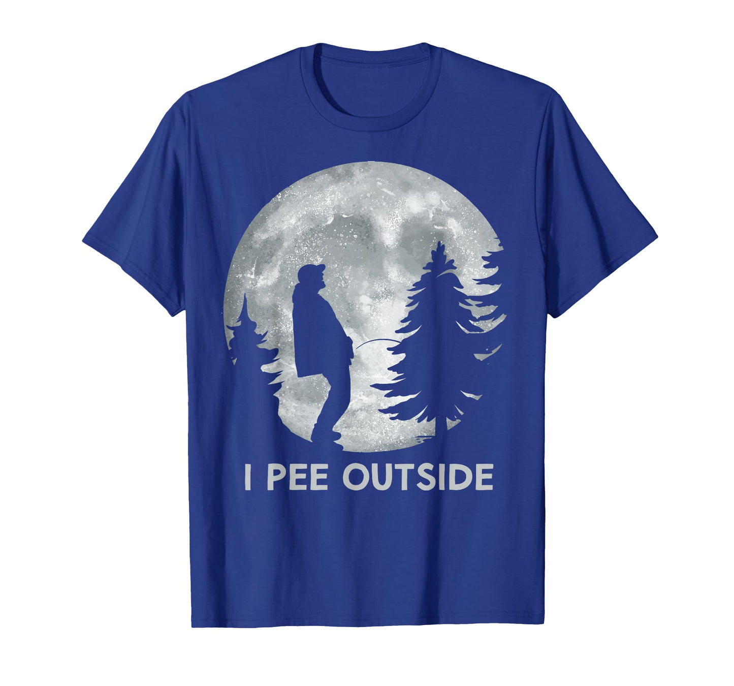 I Pee Outside Camping Humor Boy Sign Tee Camp Joke T-Shirt