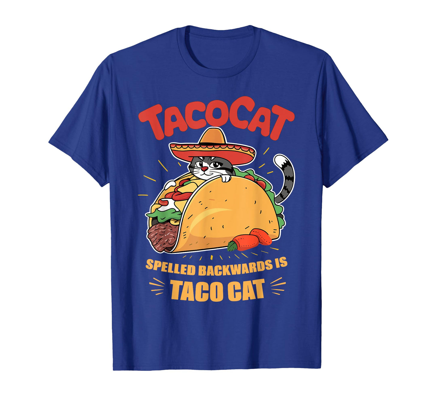 Taco Cat Funny Cinco De Mayo T-Shirt for Men Women Kids