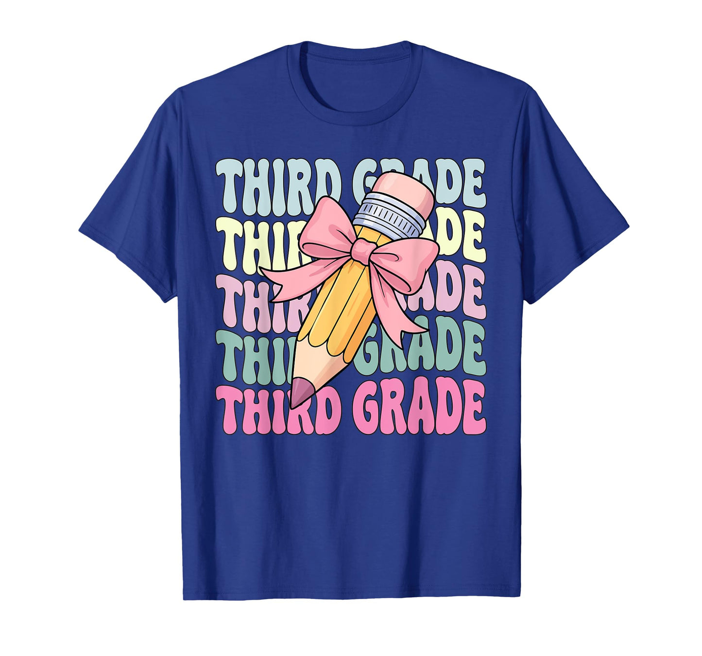 First Day Of School Shirt Third Grade Coquette 3rd Grade T-Shirt