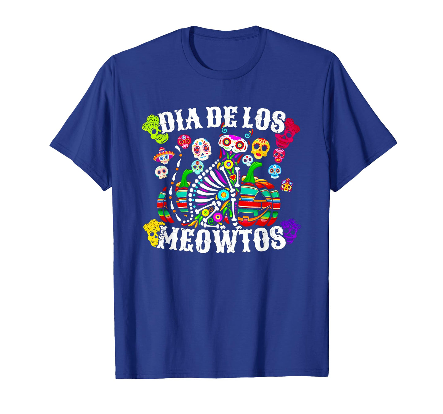 Dia De Los Meowtos Mexicano T-Shirt