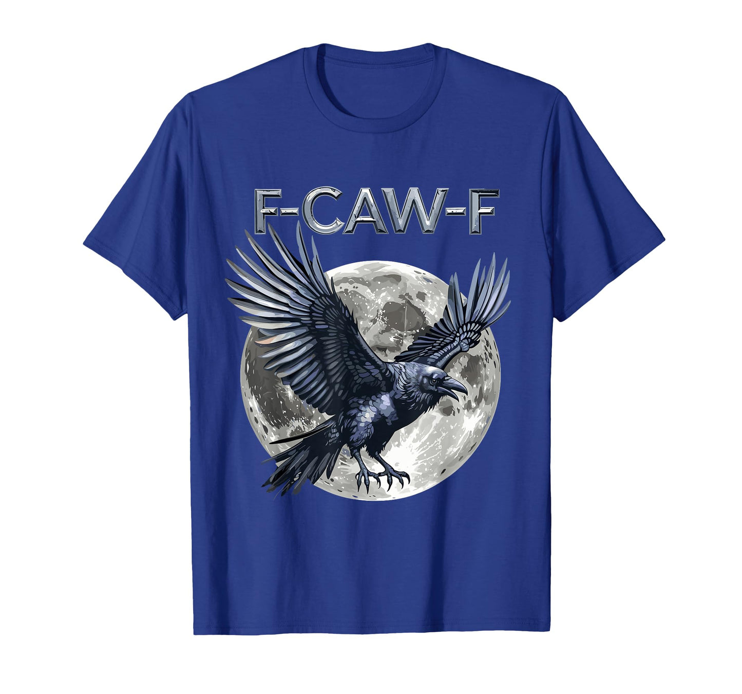 F-Caw-F Raven Moon Gothic Halloween, Black Crow Bird Lover T-Shirt