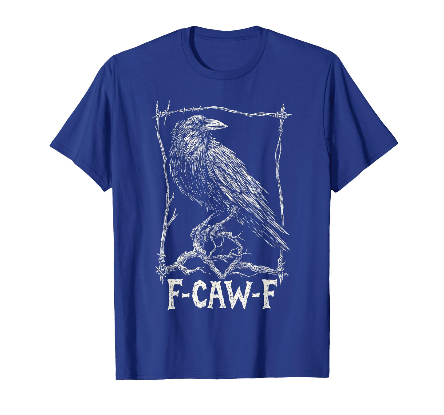 Black Crow, F-Caw-F Funny Black Bird T-Shirt
