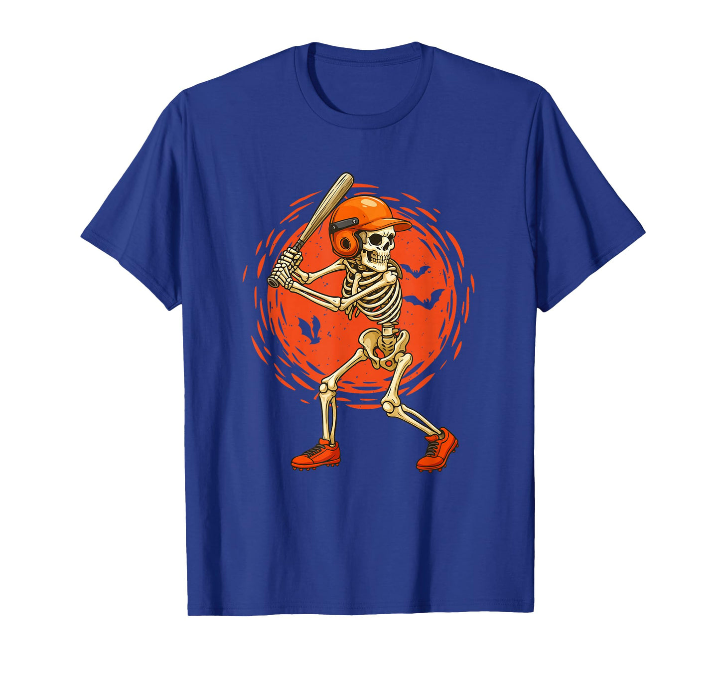 Skeleton Baseball Player - Spooky Halloween Ghost T-Shirt