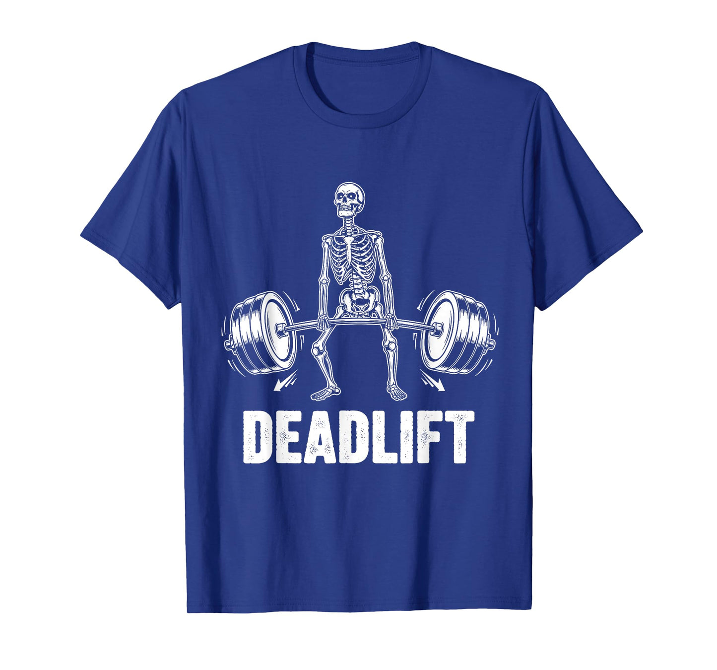 Deadlift Halloween Skeleton Weigh Lifting Gym Workout Men T-Shirt