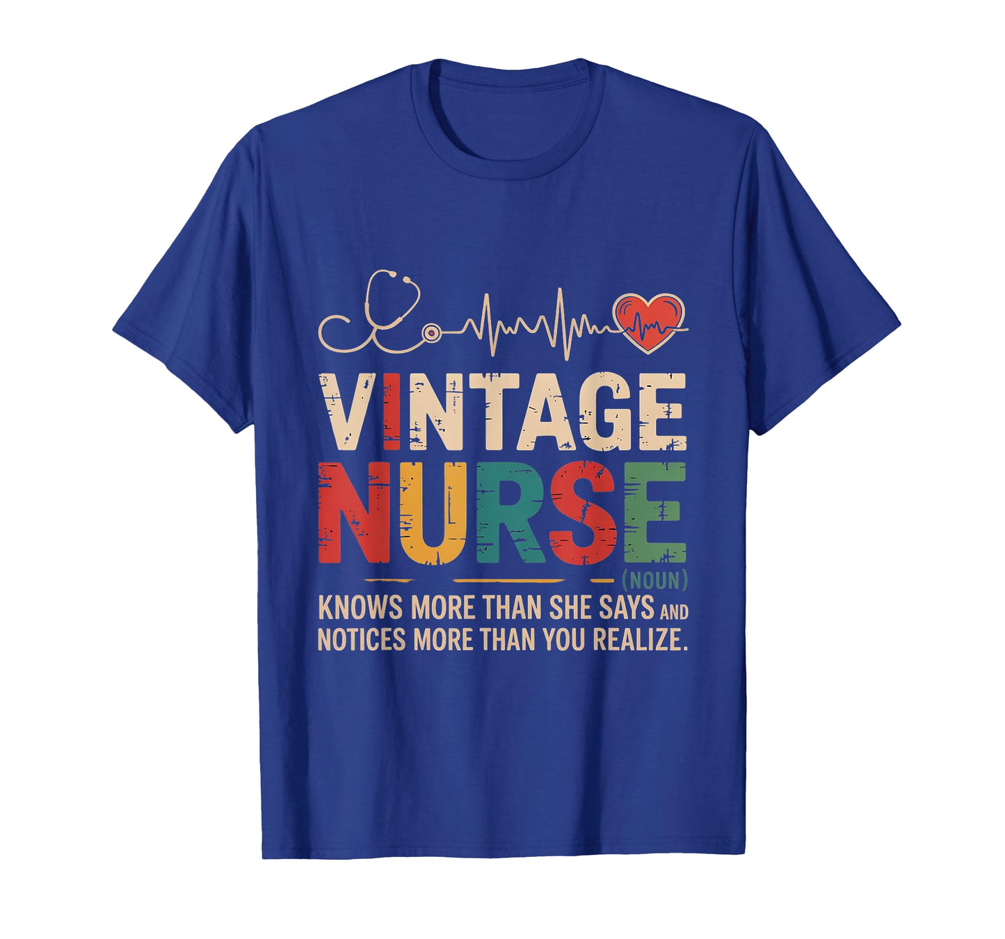 Vintage Nurse Definition Retro Registered Nursing Women T-Shirt