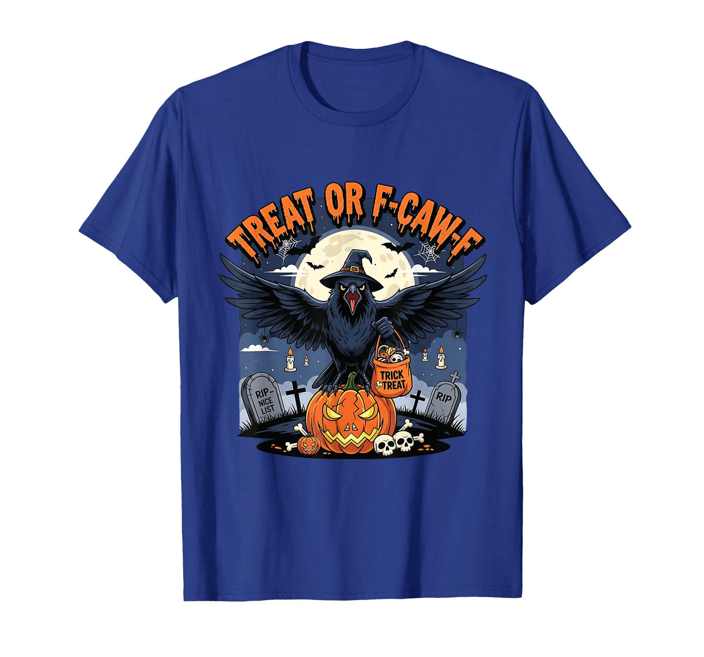 Witch Raven Crow Magic Witchcraft Spooky Halloween F-CAW-F T-Shirt