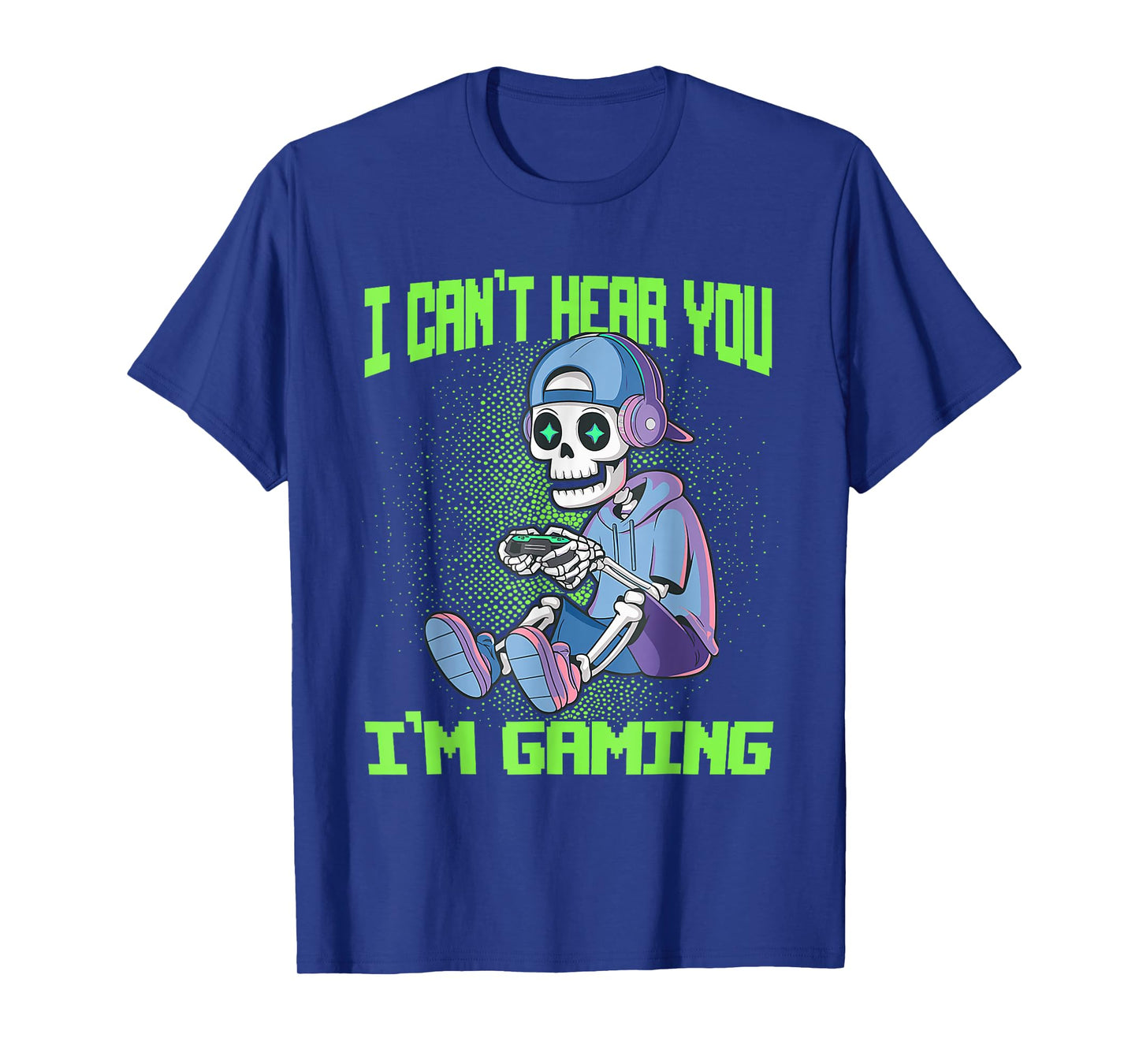 Gamer Skeleton Gaming Video Games Funny Meme Cute T-Shirt