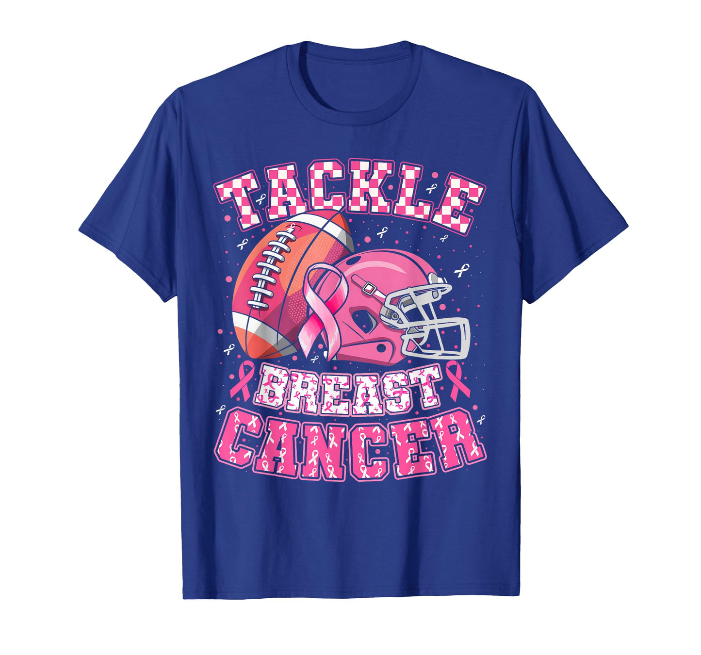 Tackle Breast Cancer Awareness American Football Men Women T-Shirt