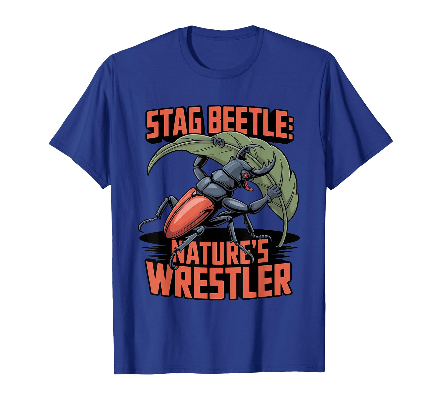 Stag Beetle Nature’s Wrestler Insect Collector Design T-Shirt