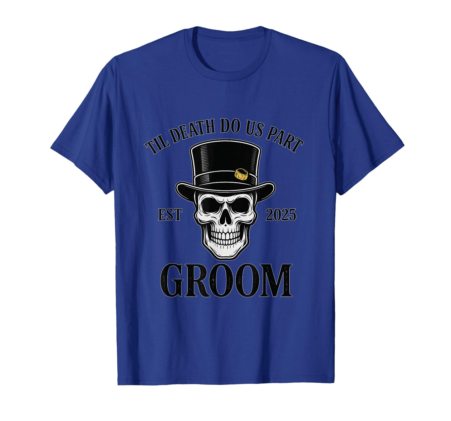 Bride Groom Skeleton Gothic Halloween Wedding Shirt T-Shirt