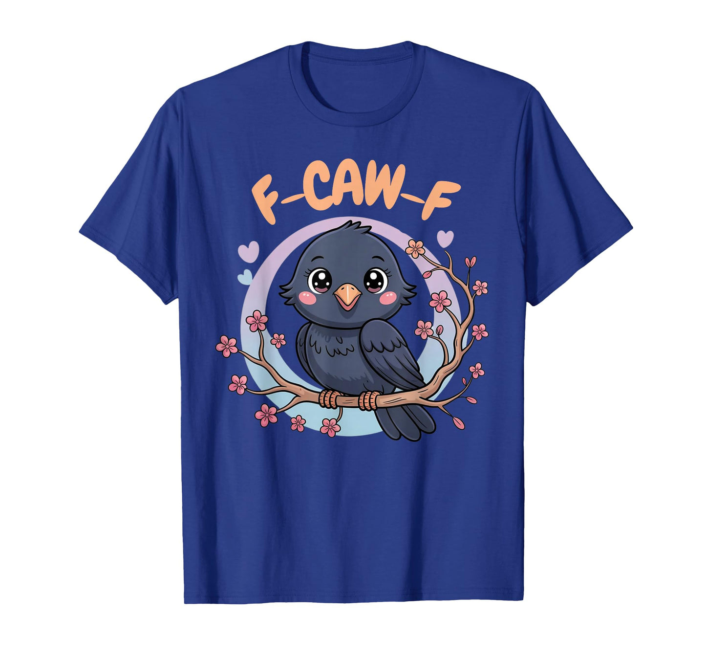 F-Caw-F Cute Crow Kawaii Funny Bird Meme Raven Lovers Squad T-Shirt