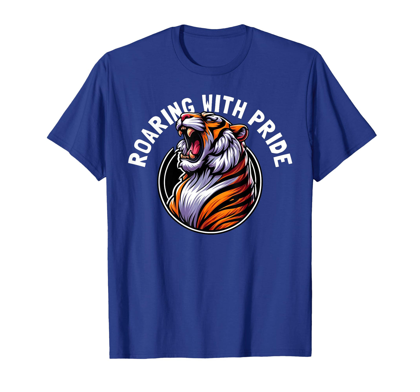 Roaring Tiger Animal Lover Wildlife Nature Graphic T-Shirt